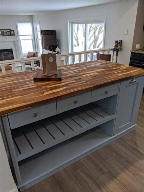 Kitchen Island Butcher Block Kitchen Island With Seating Yorkie Etsy