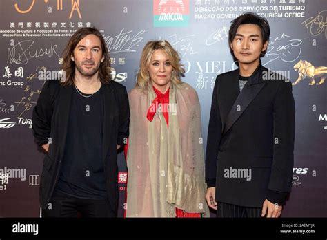 Juan Cabral, Flora Fernandez-Marengo and Yang Song screening the ...