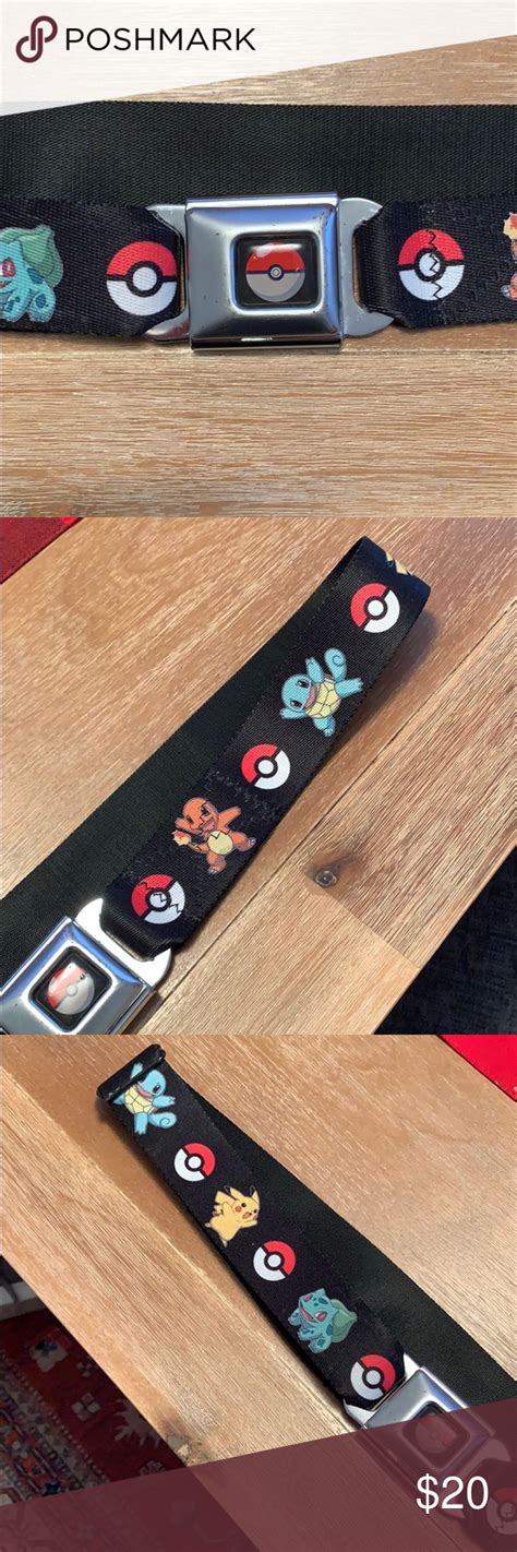 Buckle Down Pokémon Belt Pokemon accessories Buckle Belt style