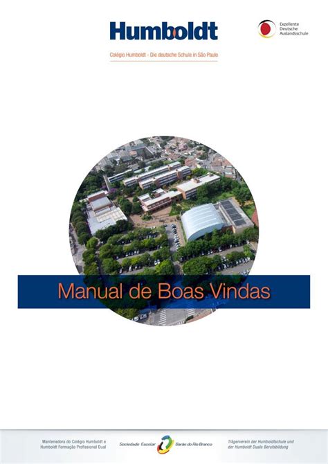 Pdf Manual De Boas Vindas Col Gio Humboldt S O Paulo Manual De