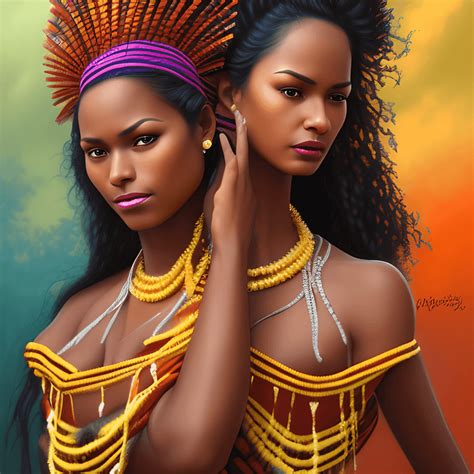 3 Beautiful Tahitian Women Creative Fabrica