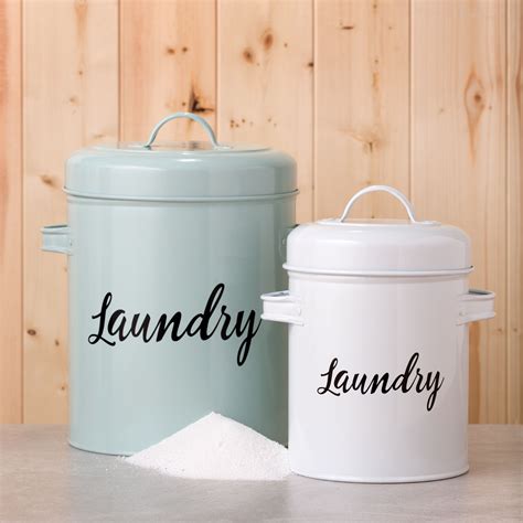 Laundrette Canisters By Amici Home These Rustic Looking Farmhouse