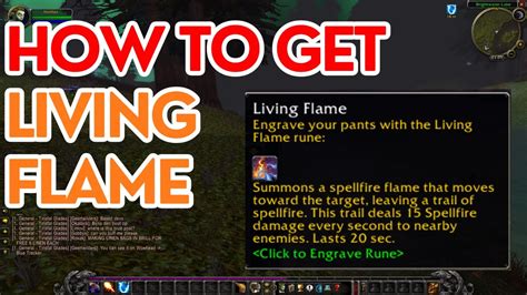 How To Get Rune Of Living Flame Horde Season Of Discovery World