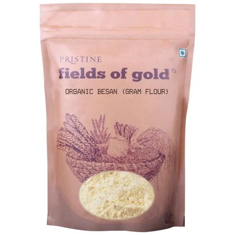 Buy Pristine Fields Of Gold Organic Besan Gram Flour Online At Best