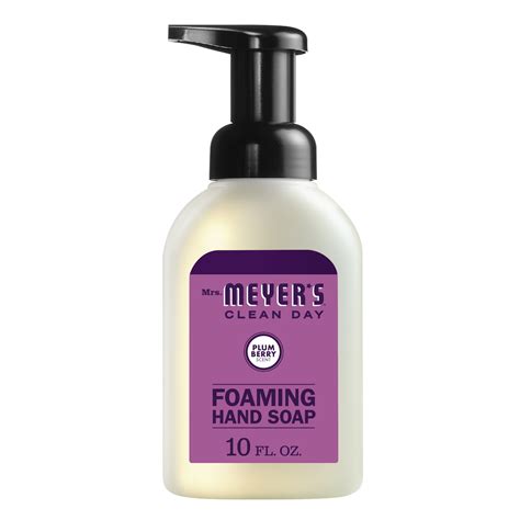 Mrs Meyer S Clean Day Foaming Hand Soap Plum Berry Scent Ounce