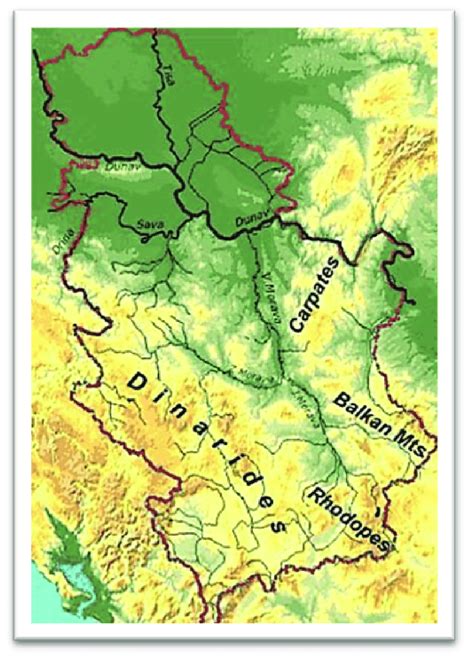 Mountain Areas In The Republic Of Serbia Download Scientific Diagram