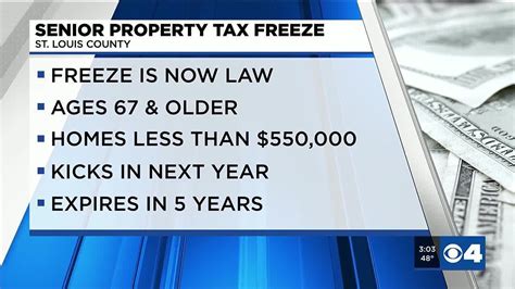 Senior Property Tax Freeze In St Louis County Becomes Law YouTube