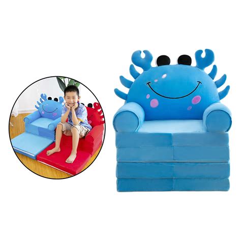 Cartoon Foldable Kids Sofa Cover, Durable Washable Flip Open Couch Seat ...