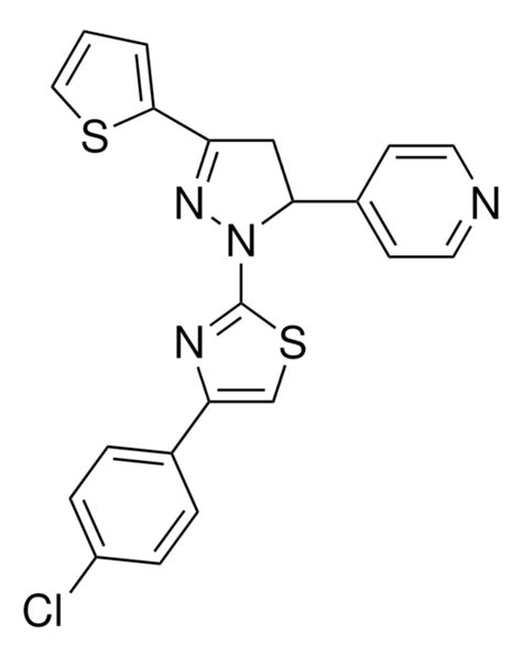 Chlorophenyl Thiazol Yl Thienyl Dihydro H