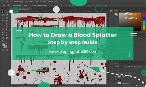 Realistic Blood Splatter Photoshop