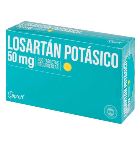 Losartán Potasico 50 Mg X 10 Tabletas Laproff