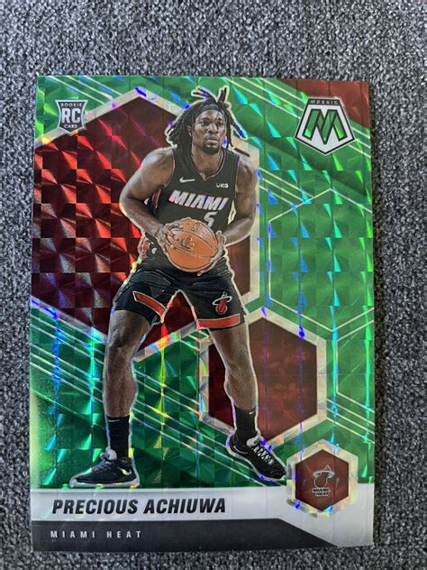 Panini Mosaic Precious Achiuwa Rc Green Prizm Heat Ebay