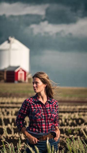 Premium Photo American Fields Of Grace Portraits Of Female Farmers