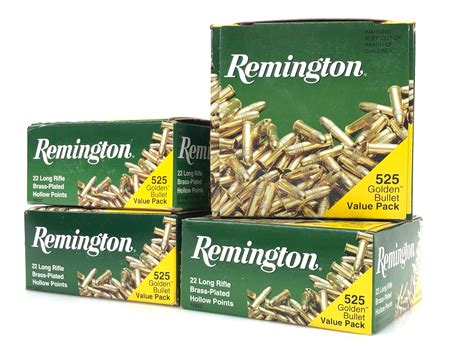 Lot 2100 Rounds Remington 22 Cal Long Rifle Hp Ammo