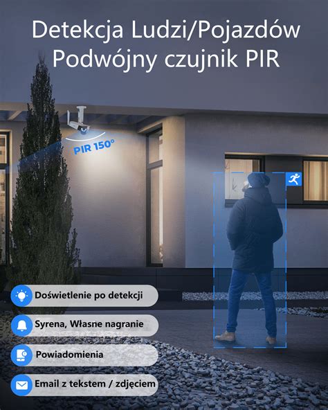 Kamera zewnętrzna Reolink DUO akumulatorowa GSM 4G LTE z podwójnym