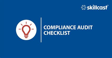 Compliance Audit Checklist | Skillcast