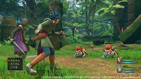 Dragon Quest XI Shows Off New Combat Screenshots