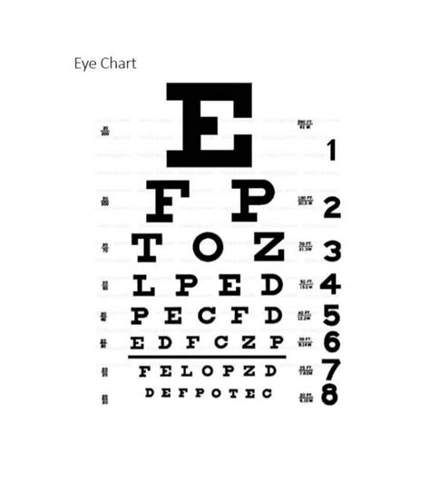 50 Printable Eye Test Charts Printable Templates Eye Test Chart Eye Chart Eye Exam Chart