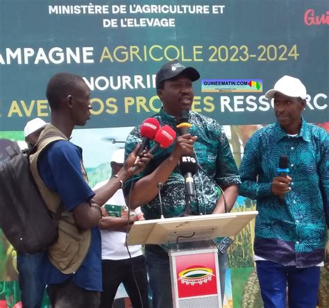 Région de Mamou le ministre Nagnalen Barry lance la campagne agricole