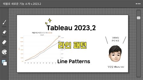 태블로 라인을 서로 다르게 Tableau 20232 라인 패턴 Line Patterns Youtube