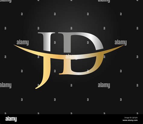 Initial Monogram Letter Jd Logo Design Vector Jd Logo Design Template