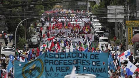 Panamá las razones de las protestas que tienen en crisis al país