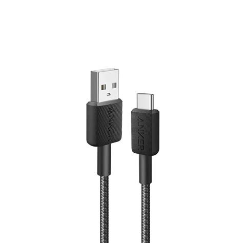 Anker 322 Usb C to Usb A 1 8M 30w Şarj Data Kablosu Siyah Vatan