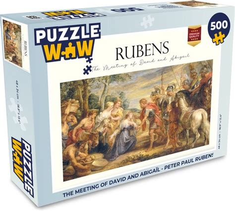 Puzzel The meeting of David and Abigaïl Peter Paul Rubens Legpuzzel