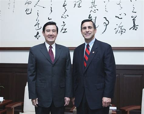 President Ma Meets United States Congressman Darrell Issa