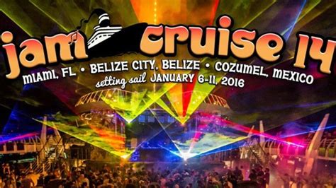 Jam Cruise 14 2016 Lineup - Jan 6 - 11, 2016