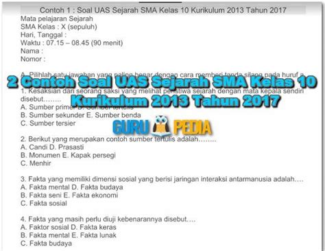 Detail Contoh Fakta Sejarah Koleksi Nomer