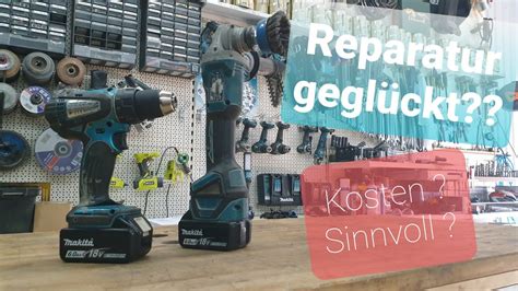 Makita Tools Reparieren Akku Winkelschleifer Und Akku Schrauber Part2