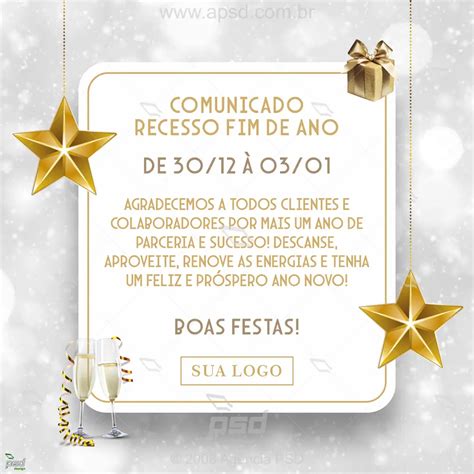 Artes Natal E Feliz Ano Novo Loja Ag Ncia Psd