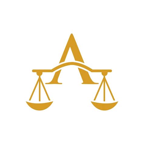 Letra A Dise O De Logotipo De Bufete De Abogados Abogado Y Justicia