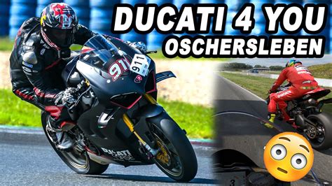 Ducati 4 You Oschersleben Mit Der 1000er Endlich Schneller YouTube