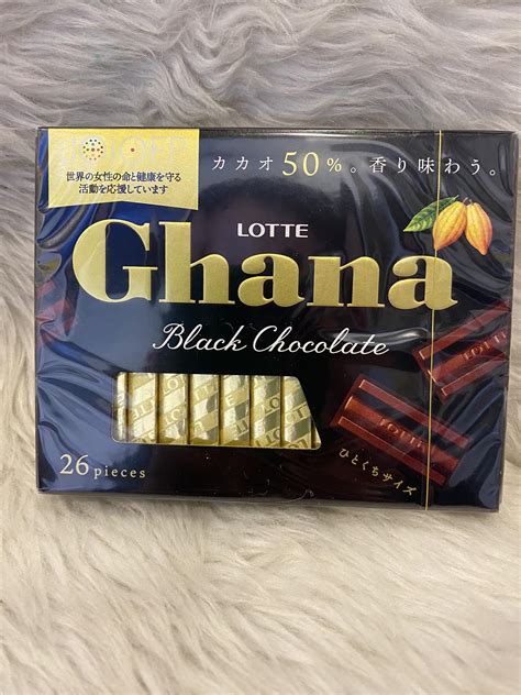 Lotte Ghana Chocolate Bars Black Lazada Ph