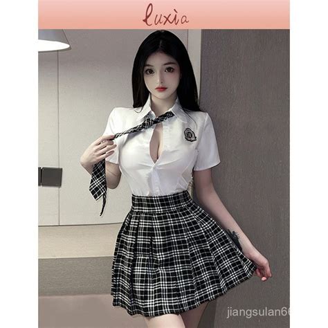 sexy JK lingerie cosplay Uniforme Estudante Japonês Escolar Coreano