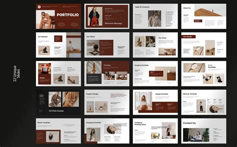 Minimal Creative Portfolio Presentation Template For