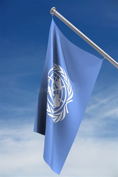 United Nations Flag editorial image. Illustration of worldwide - 2351365