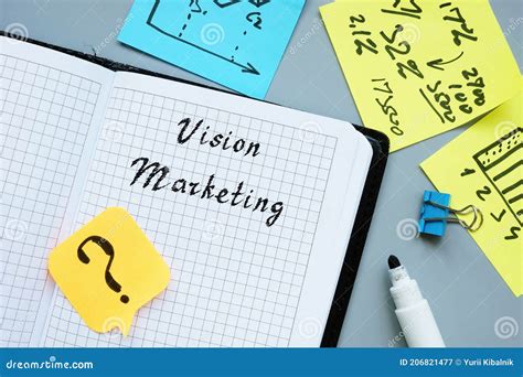 Concepto De Negocio Que Significa Marketing Visual Con Frase En La