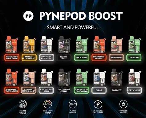 Best Pyne Pod 8500 Puffs Flavor Booster Disposable Vape In Dubai UAE