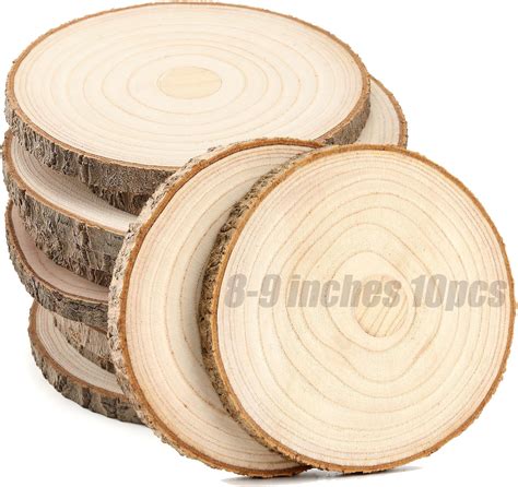 Amazon Large Unfinished Wood Slices For Centerpieces Pcs