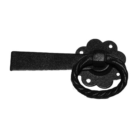 The Renovators Supply Inc Floral Heavy Duty Wrought Iron Gate Latch