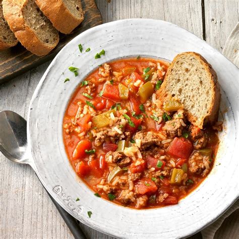 Easy Stuffed Green Pepper Soup