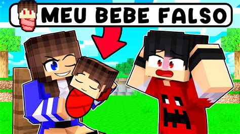 Trollei Todos Fingindo Que Tive Um Beb No Minecraft Miika Youtube