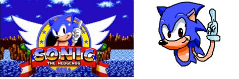 Sonic 1 Title Screen Remade In Paint! (W.I.P And if i find any issues ...