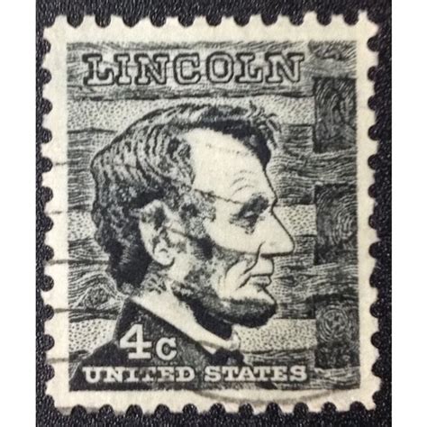 US Stamp 1282 Used 1965 4c Abraham Lincoln 2 On EBid United States