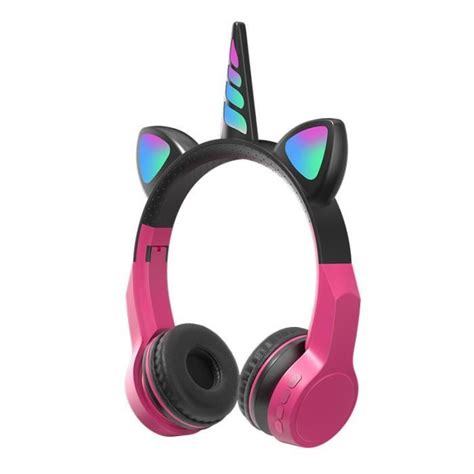 Écouteurs bluetooth 5 2 pour enfants casque d écoute musique stéréo vec