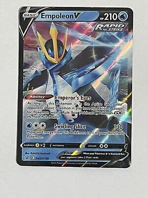 Empoleon V Black Star Promo Swsh Evolving Skies Mint Pokemon Tcg