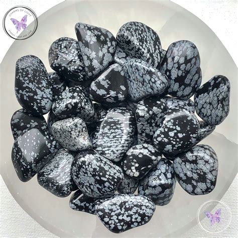 Tumbled Snowflake Obsidian Ubicaciondepersonascdmxgobmx